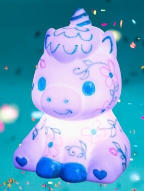 Crayola Light-Up Unicorn Washable Markers Mythical Magical Washable Birthday Toy